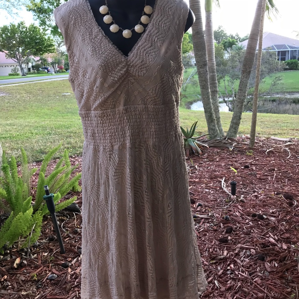 RABBIT RABBIT RABBIT Dress cream/beige lace